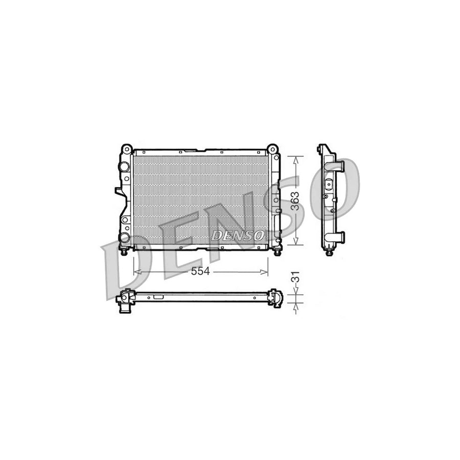 DENSO DRM09132 Engine Radiator