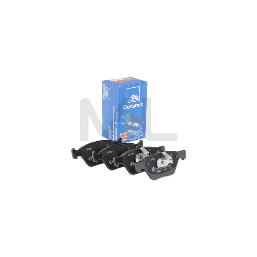 ATE Ceramic 13.0470-7087.2 Brake pad set excl. wear warning contact, prepared for wear indicator