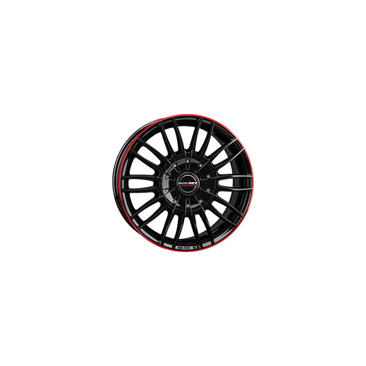 Borbet CW3 7.5x18 ET50 CW3 75850160565,1BGRR Black Glossy Red Ring Wheel