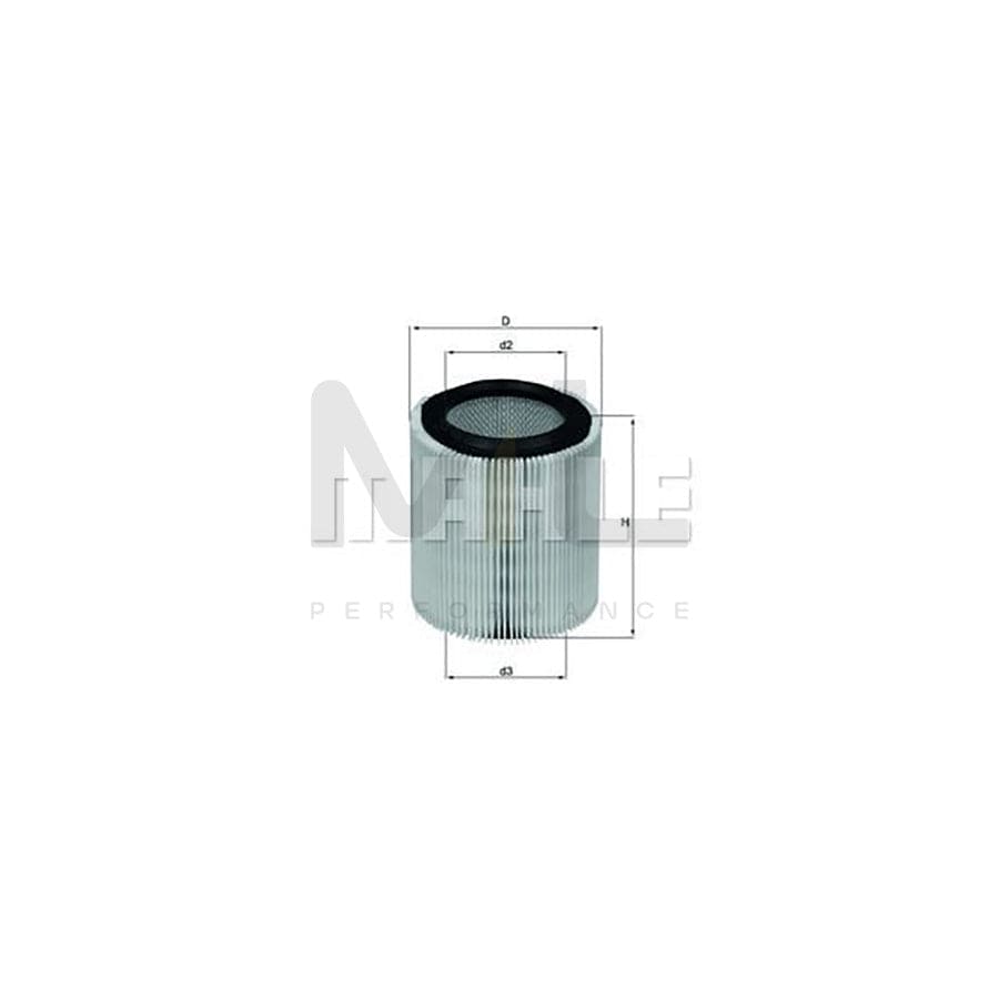 MAHLE ORIGINAL LX 898 Air Filter Filter Insert | ML Performance Car Parts
