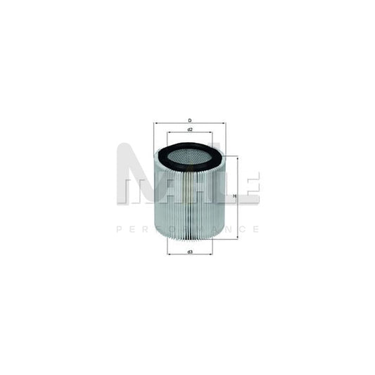 MAHLE ORIGINAL LX 898 Air Filter Filter Insert | ML Performance Car Parts