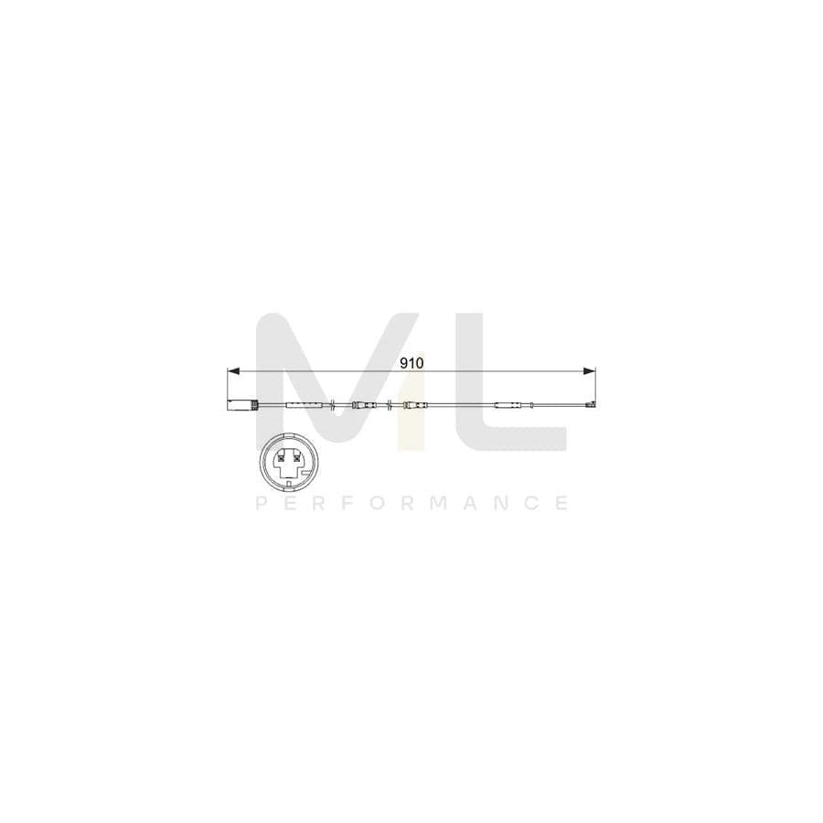 BOSCH 1 987 473 522 Brake pad wear sensor | ML Performance Car Parts