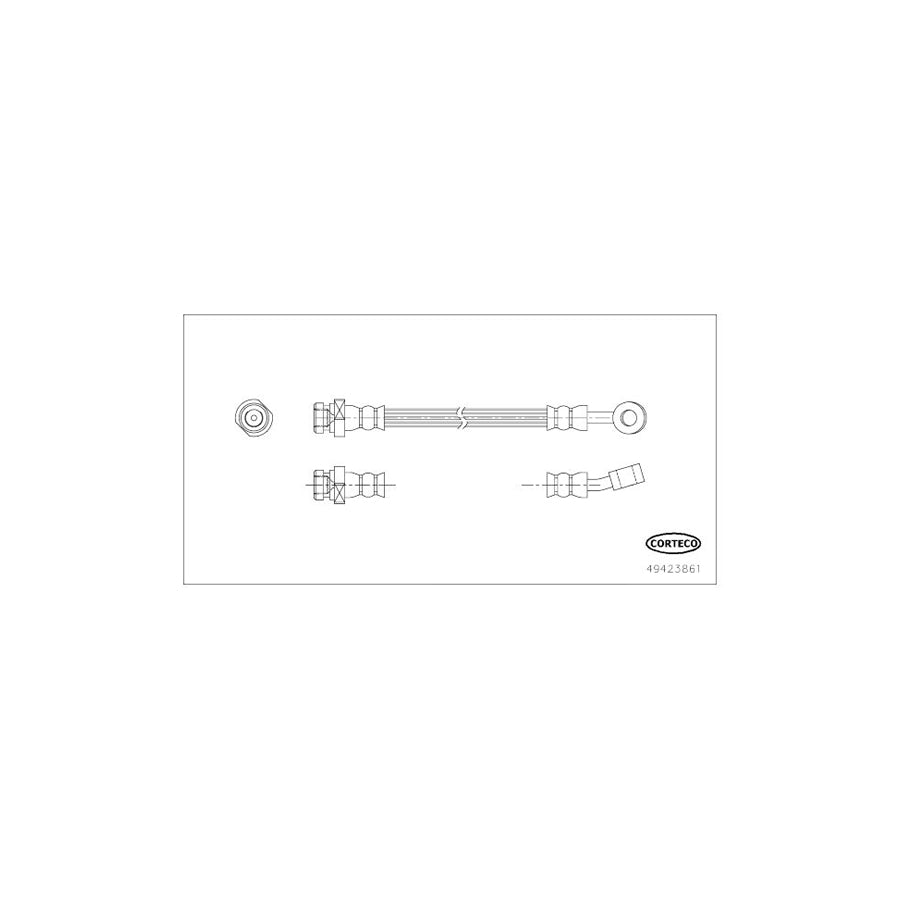Corteco 49423861 Brake Hose