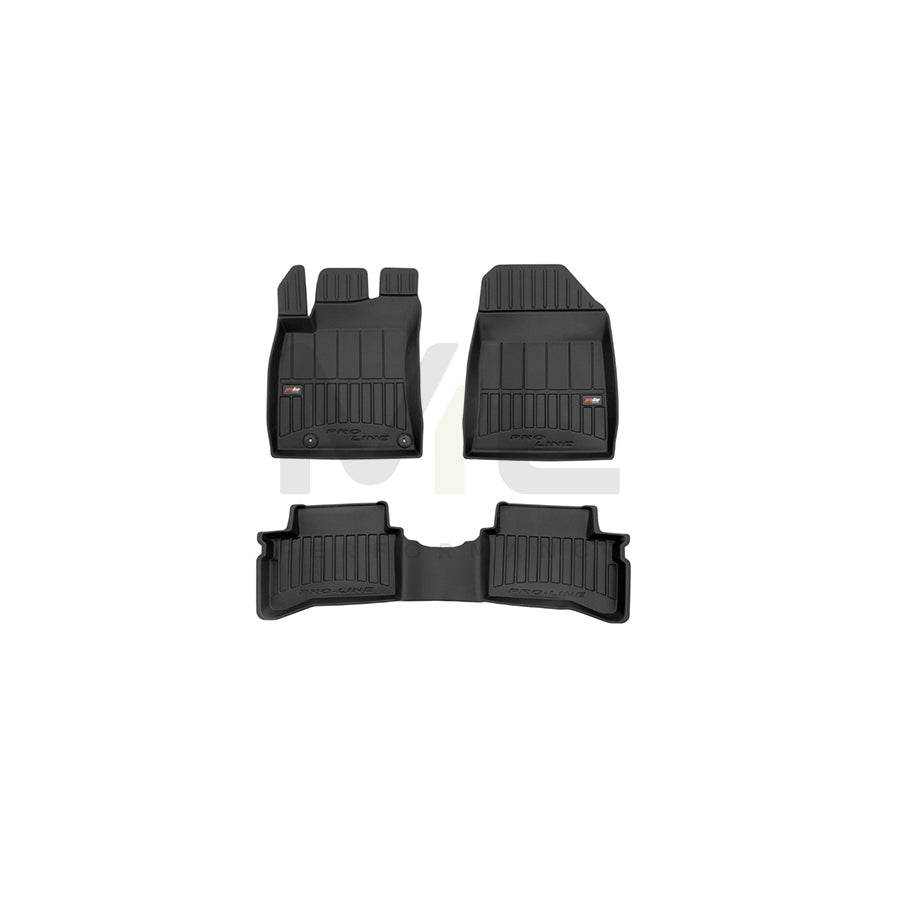 FROGUM Tailored, ProLine 3D426818 Floor mat set for KIA XCeed (CD) Elastomer, Front and Rear, Quantity: 3, Black, (LHD)