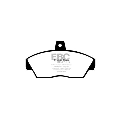 EBC PD01KF1314 Rover Greenstuff Front Brake Pad & Plain Disc Kit  (Inc. 200 & 400) 2 | ML Performance UK Car Parts
