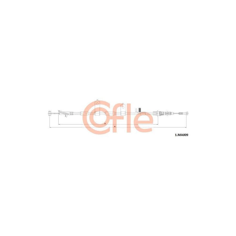 Cofle Bh.Me020 Brake Hose