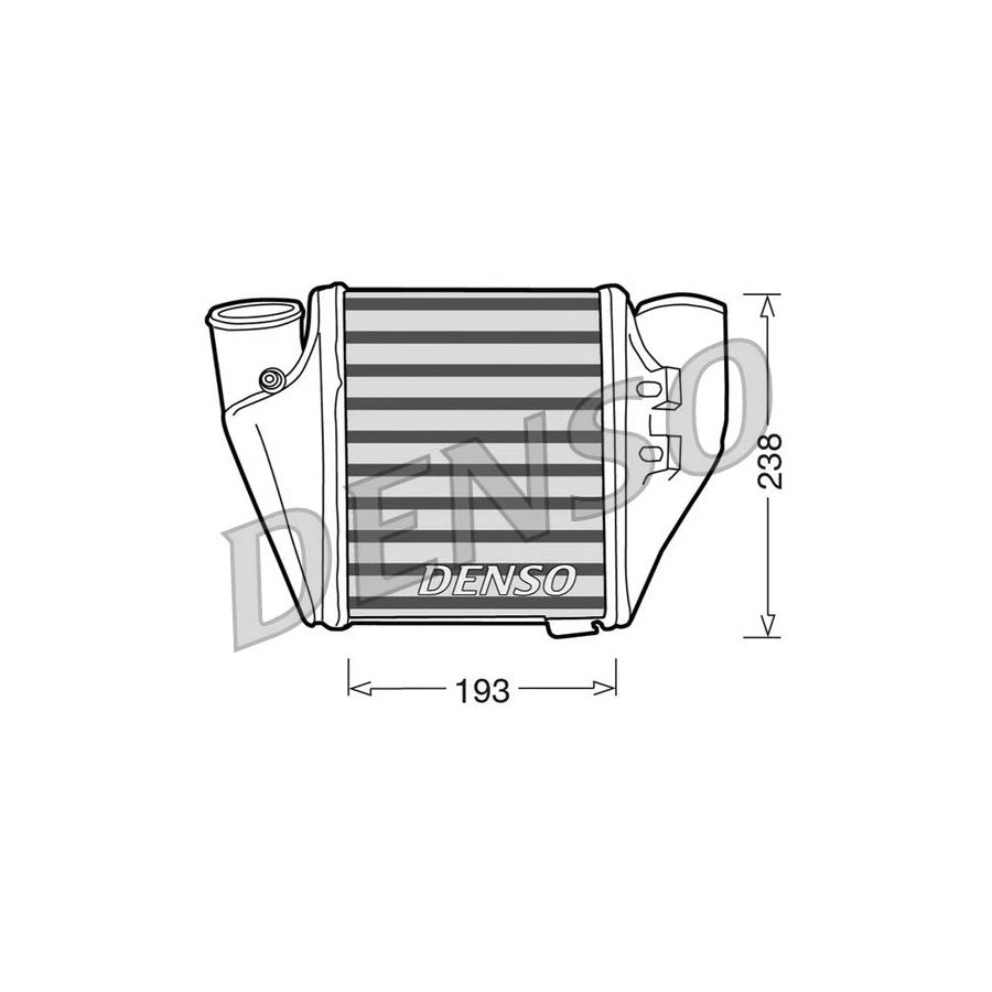 DENSO DIT02007 Intercooler for Audi A4 B5 Avant (8D5)