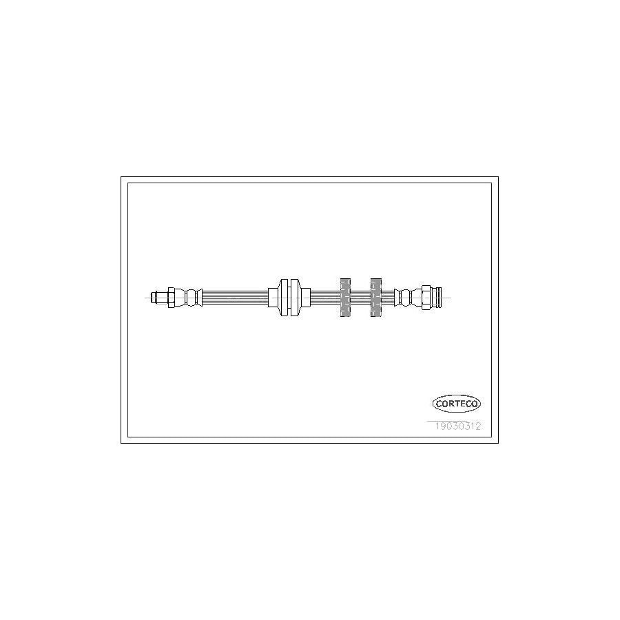 Corteco 19030312 Brake Hose
