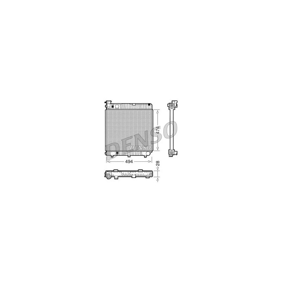 DENSO DRM17001 Engine Radiator