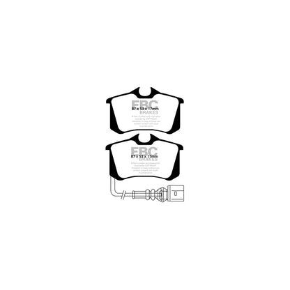 EBC PD16KR011 Audi Skoda VW Greenstuff Rear Brake Pad & BSD Disc Kit - TRW Caliper 2 | ML Performance UK Car Parts