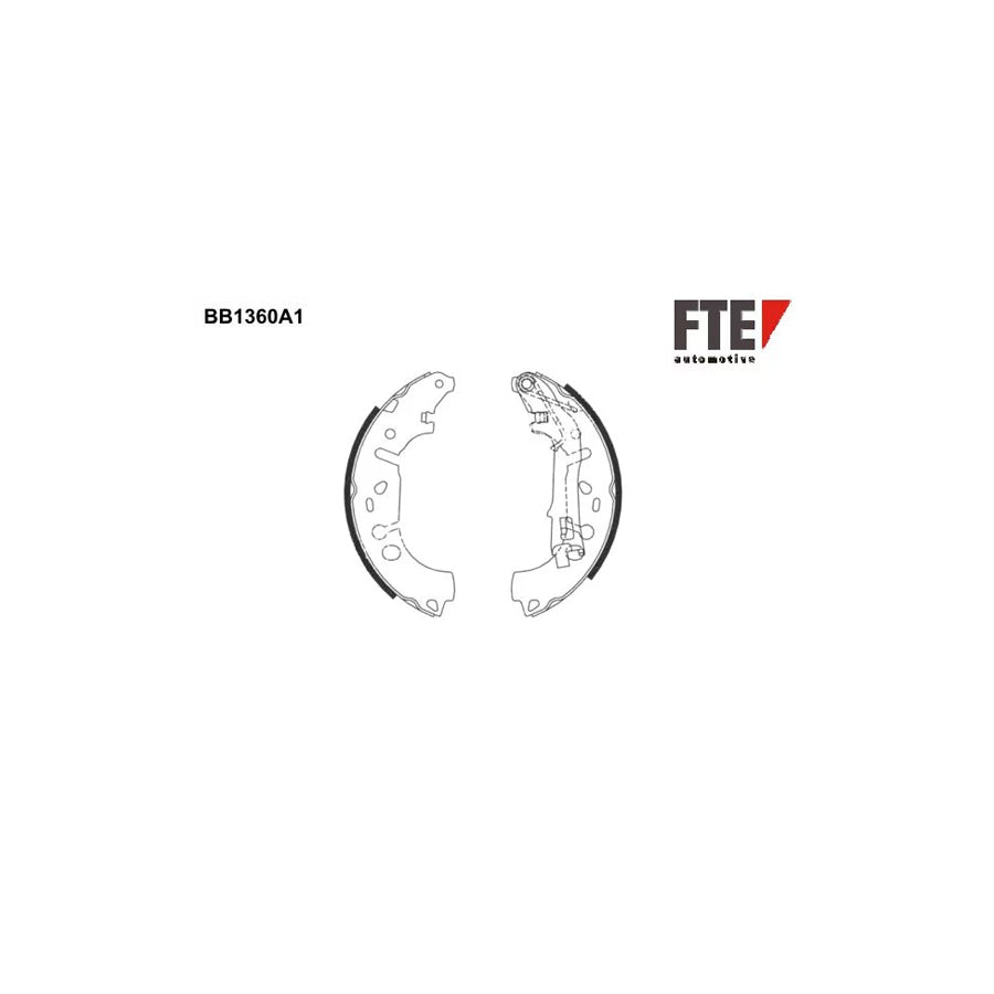 FTE Bb1360A1 Brake Shoe Set