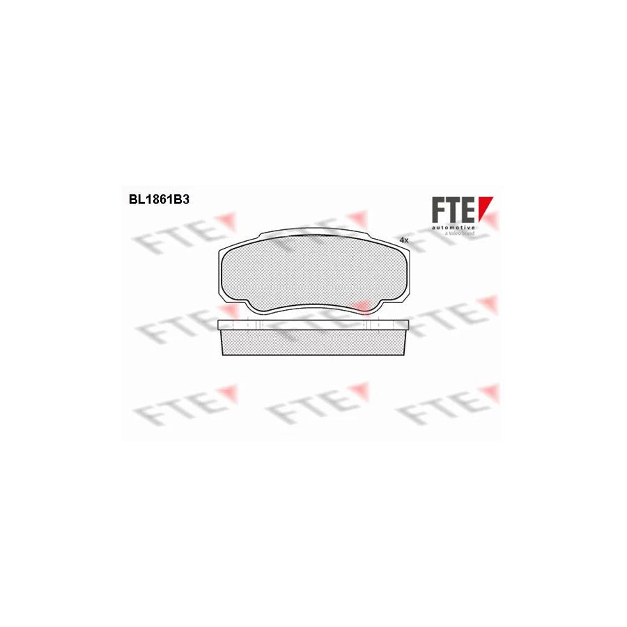 FTE 9010442 Brake Pad Set