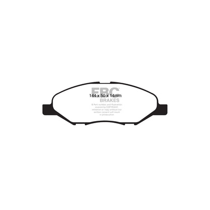 EBC DP21832 Nissan Greenstuff Front Brake Pads (Inc. Cube & Tiida) 2 | ML Performance UK Car Parts