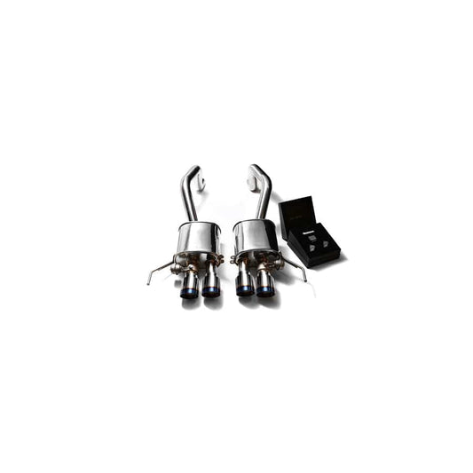 Armytrix CZ6C7-QS28B Valvetronic Exhaust System Chevrolet Corvette C7 2014-2020 with Quad Blue Coated 4"