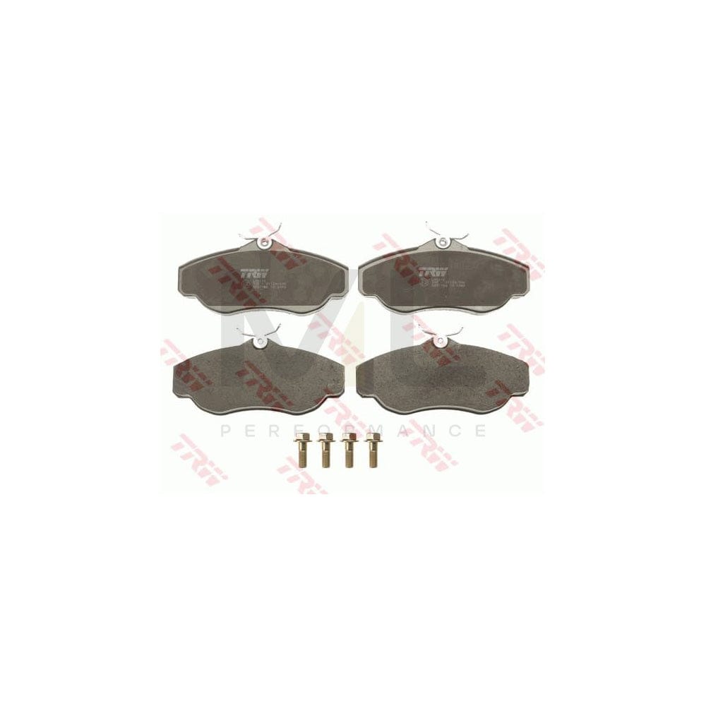 TRW Cotec Gdb1156 Brake Pad Set Not Prepared For Wear Indicator, With Brake Caliper Screws, With Accessories