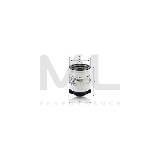 MANN-FILTER WK 715/1 Fuel filter Spin-on Filter