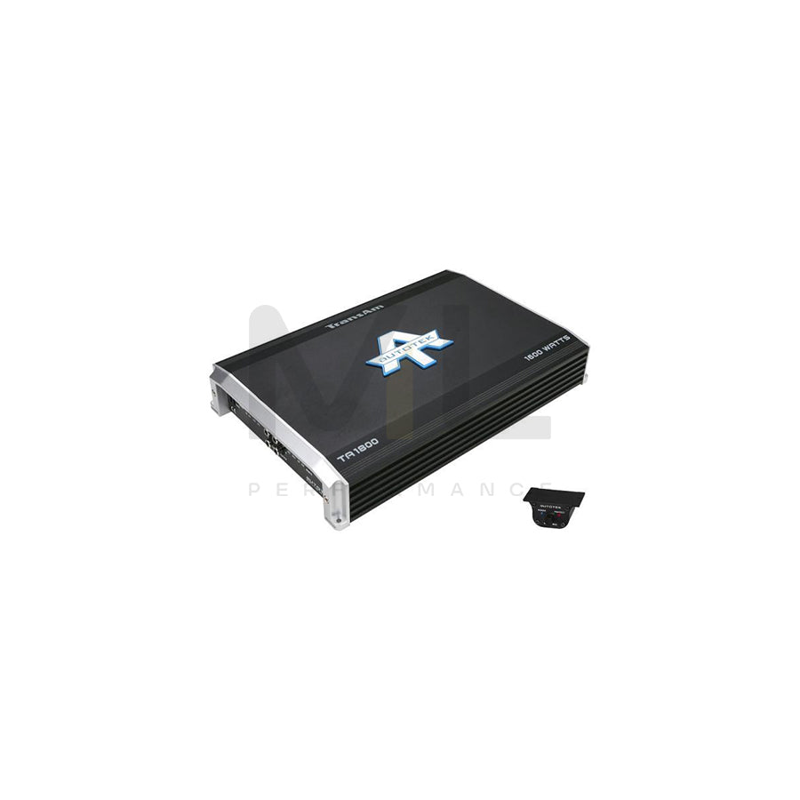 AUTOTEK TransAm TA1800 Audio Amplifier D, with remote control, Lowpass 30 - 250Hz, Subsonic H/P 20-50HzHz, 1600W, (45 Hz), Bassboost 0-18 dB