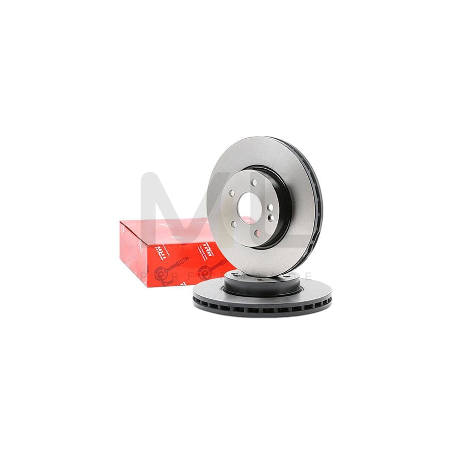 TRW DF4373 Brake Disc Vented, Painted  - 1 piece