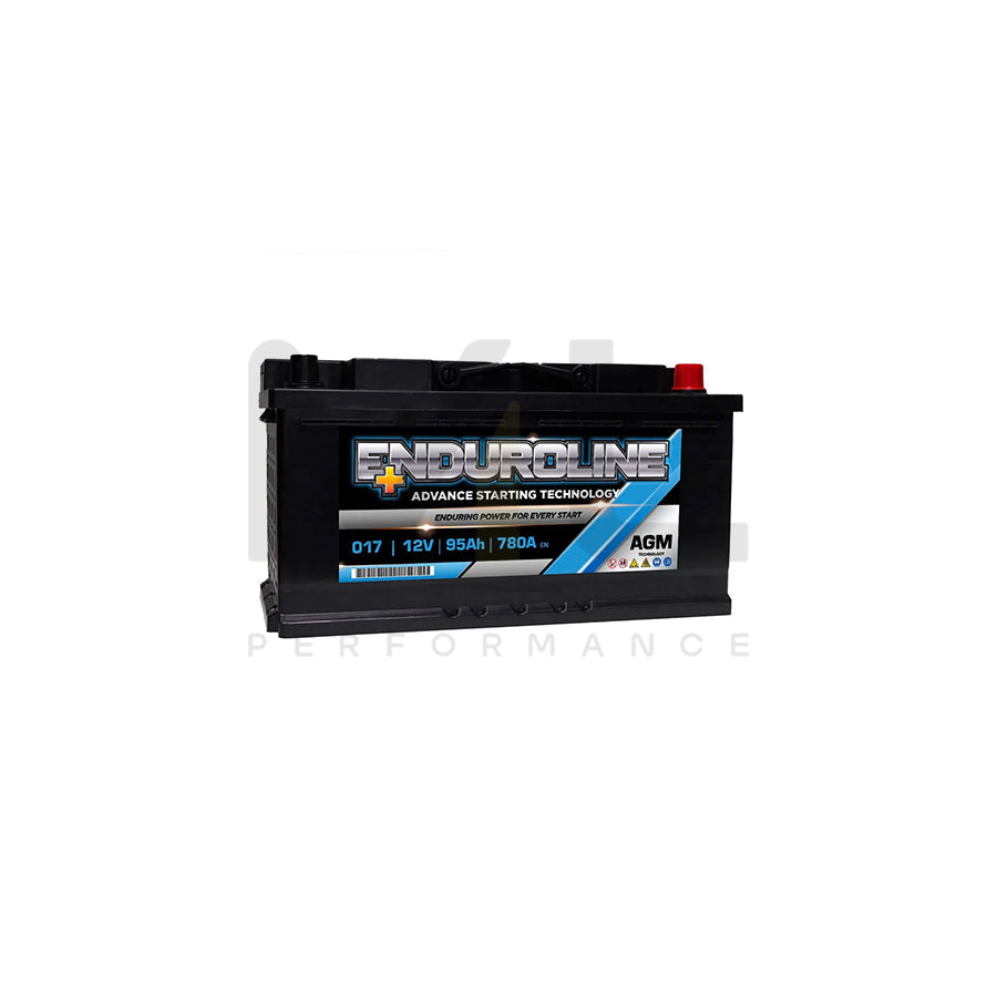 Enduroline 017 AGM Start Stop Car Battery 95Ah