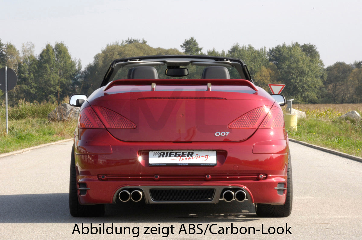 Rieger 00052118 Peugeot 307 Rear Diffuser 1 | ML Performance UK Car Parts