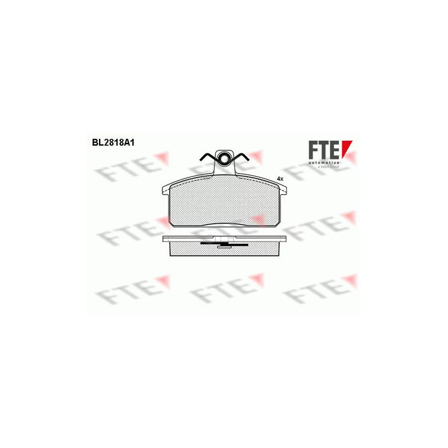 FTE Bl2818A1 Brake Pad Set
