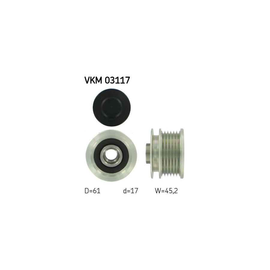 Skf Vkm 03117 Alternator Freewheel Clutch