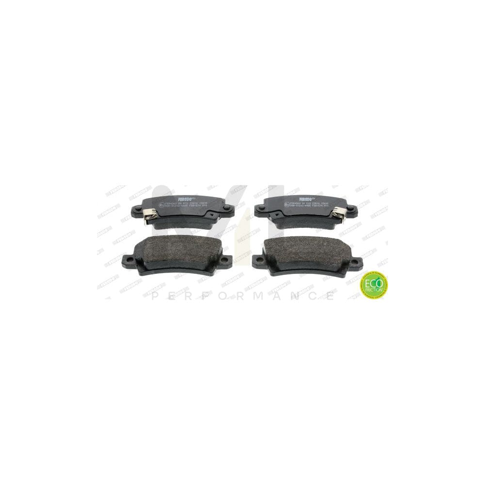 Ferodo Premier Eco Friction FDB1574 Brake Pad Set for Toyota Corolla With Acoustic Wear Warning, Without Accessories