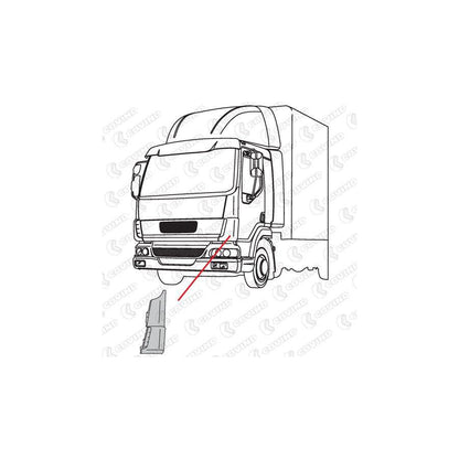 Covind Lf0/161 Air Deflector, Driver Cab