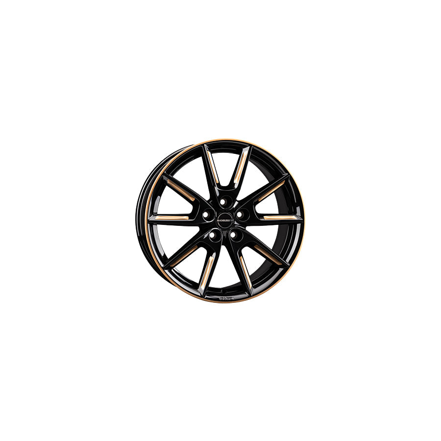 Borbet LX19 8x19 ET40 LX19 80940112566,5BGGSR Black Glossy Gold Spoke Rim Wheel