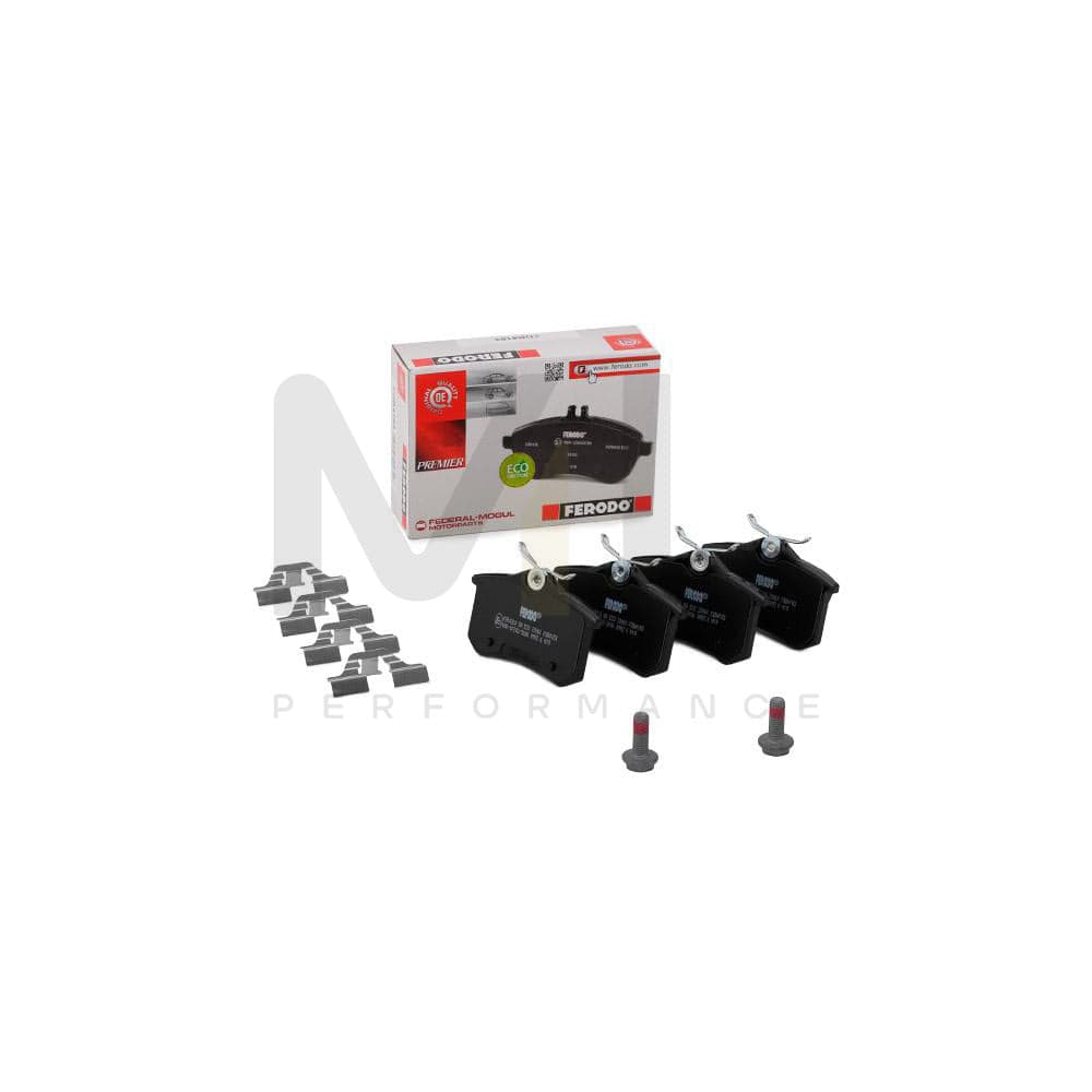 Ferodo Premier FDB4183 Brake Pad Set Not Prepared for Wear Indicator, With Brake Caliper Screws, With Accessories