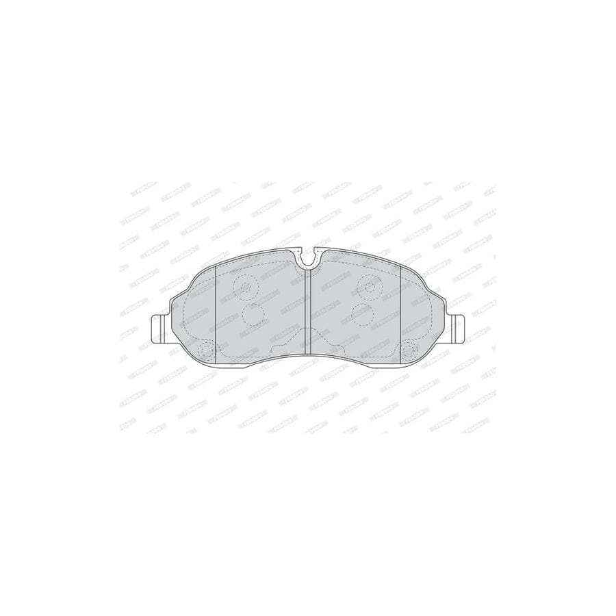 Ferodo FVR4661 Brake Pad Set Premier Eco Friction, Incl. Wear Warning Contact, With Accessories