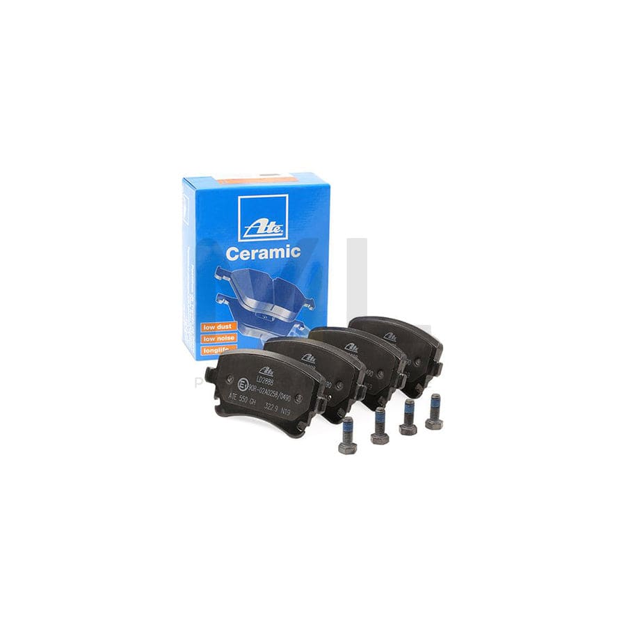 ATE Ceramic 13.0470-2888.2 Brake pad set excl. wear warning contact, prepared for wear indicator, with brake caliper screws