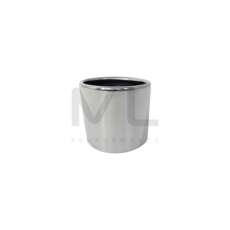 CARPOINT 2218783 Exhaust tip 45-60 mm, Silver, Stainless Steel, 150mm
