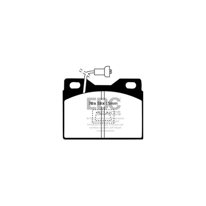 EBC PDKF377 Chrysler Talbot Ultimax Front Brake Pad & Plain Disc Kit (Inc. Alpine & Solara) 2 | ML Performance UK Car Parts