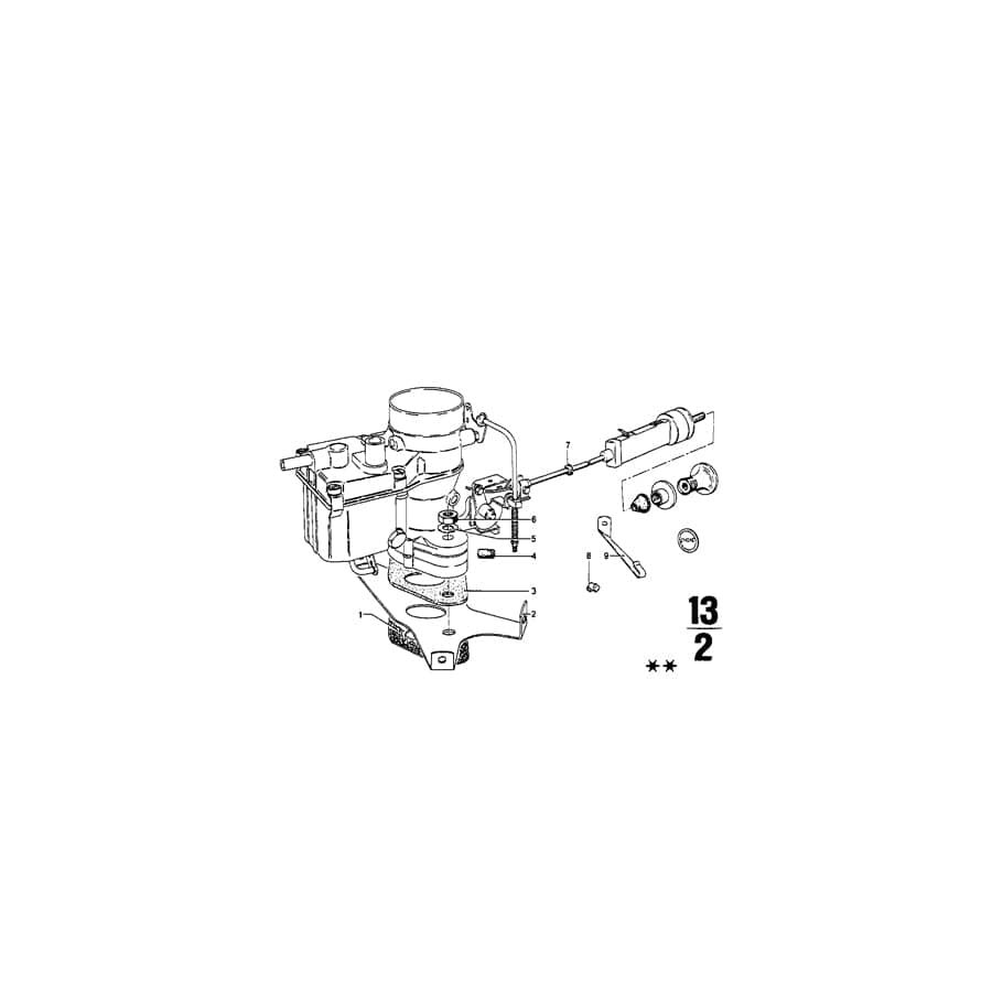 Genuine BMW 13110639025 E12 Insulator (Inc. 1800, 1500 & 1602)