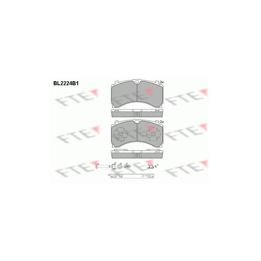 FTE 9500009 Brake Pad Set
