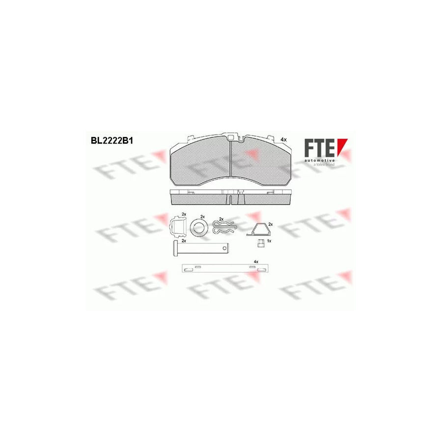 FTE 9500008 Brake Pad Set