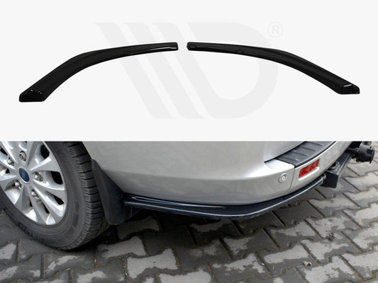 Maxton Design FO-TRC-1F-RSD1T Rear Side Splitters Ford Transit Custom MK 1 Facelift (2018-up) | ML Performance UK Car Parts