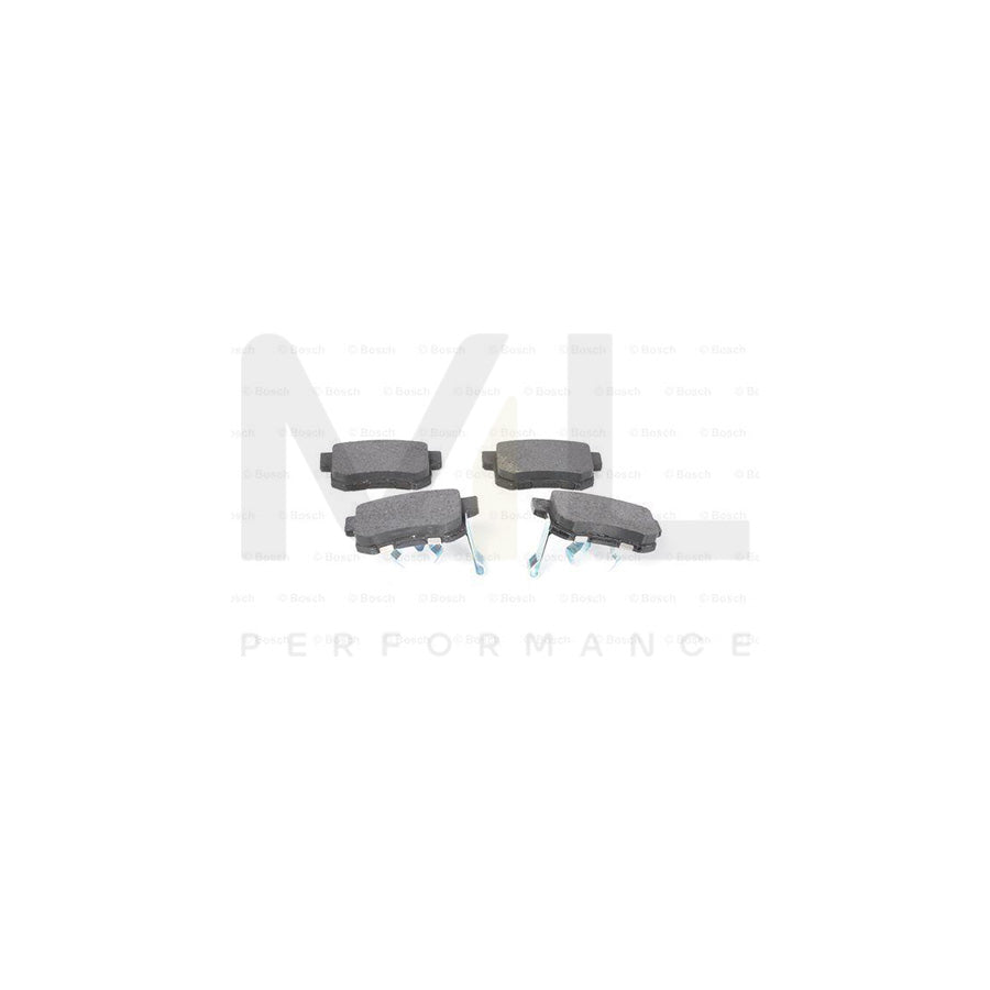 Bosch 0986494233 Brake Pad Set With Acoustic Wear Warning, With Anti-Squeak Plate, With Mounting Manual, With Piston Clip BP1168 | ML Performance Car Parts