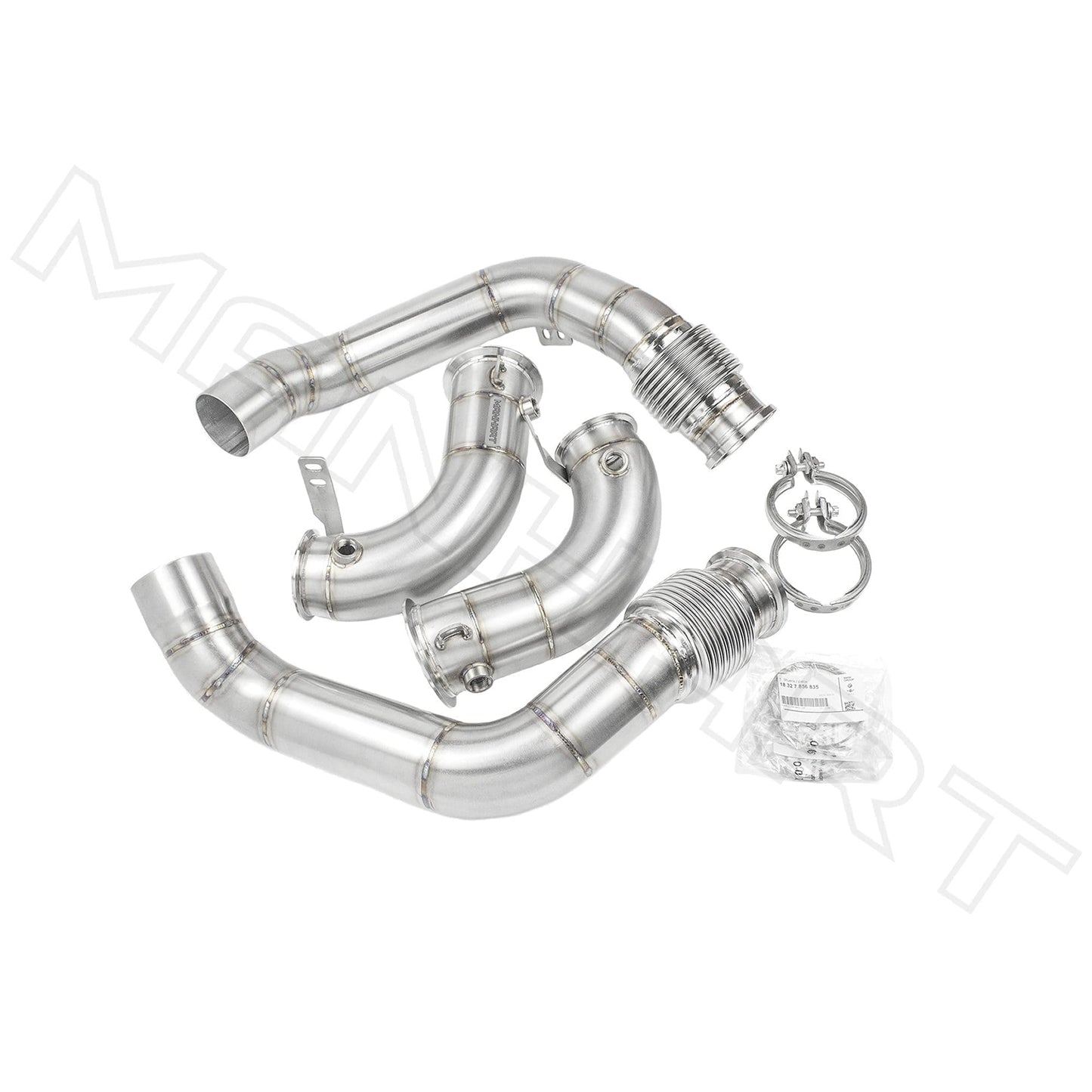 MANHART MH5F9011100_M8 DOWNPIPES RACE FOR BMW F9X M8 (COMPETITION) CAT-REPLACEMENT (PART 1 OF 2)