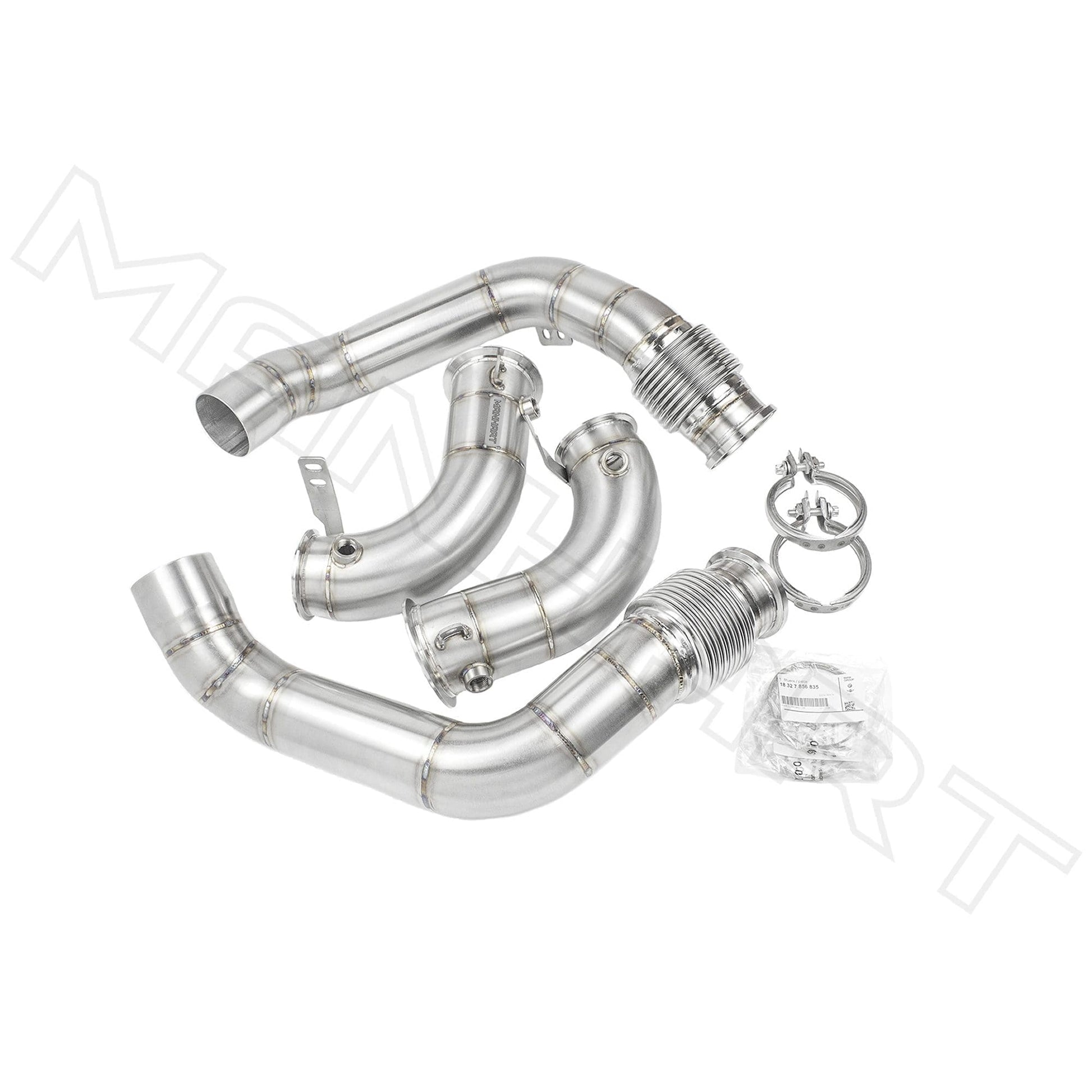 MANHART MH5F9011100_M8 DOWNPIPES RACE FOR BMW F9X M8 (COMPETITION) CAT-REPLACEMENT (PART 1 OF 2)
