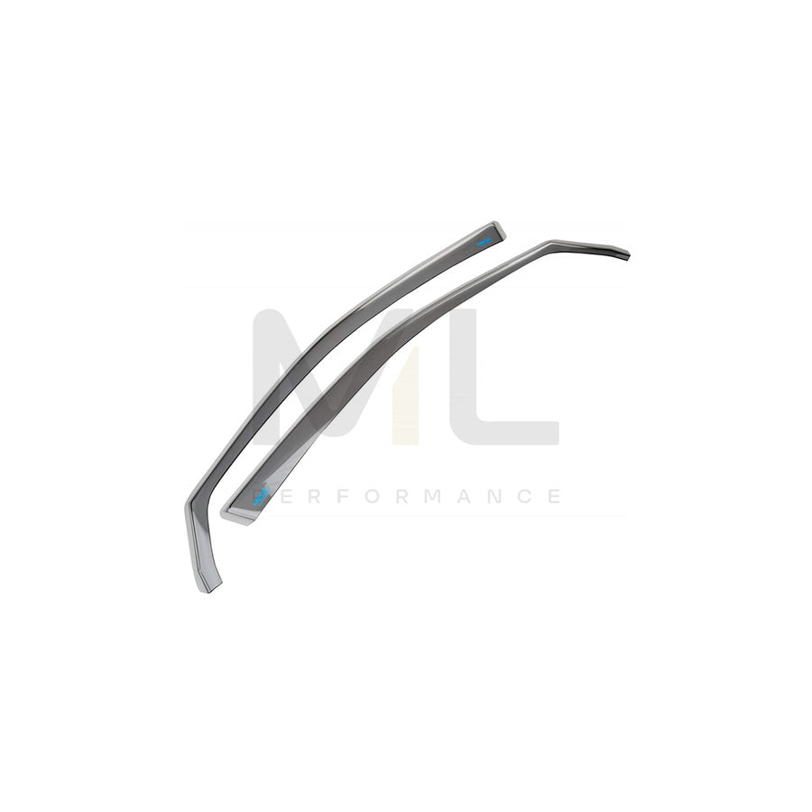ClimAir CLI0033397 Wind Deflectors, Front, Smoke Grey