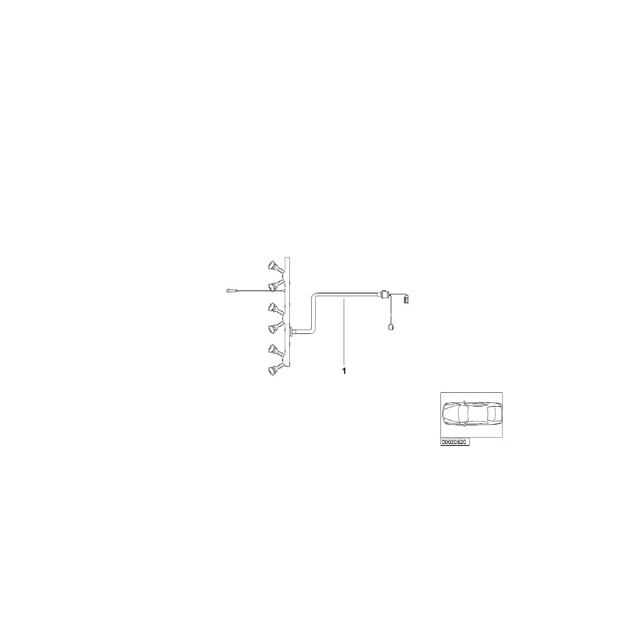 Genuine BMW 12517526695 E53 Wiring Harness, Engine Ignition Module (Inc. X5 3.0i)
