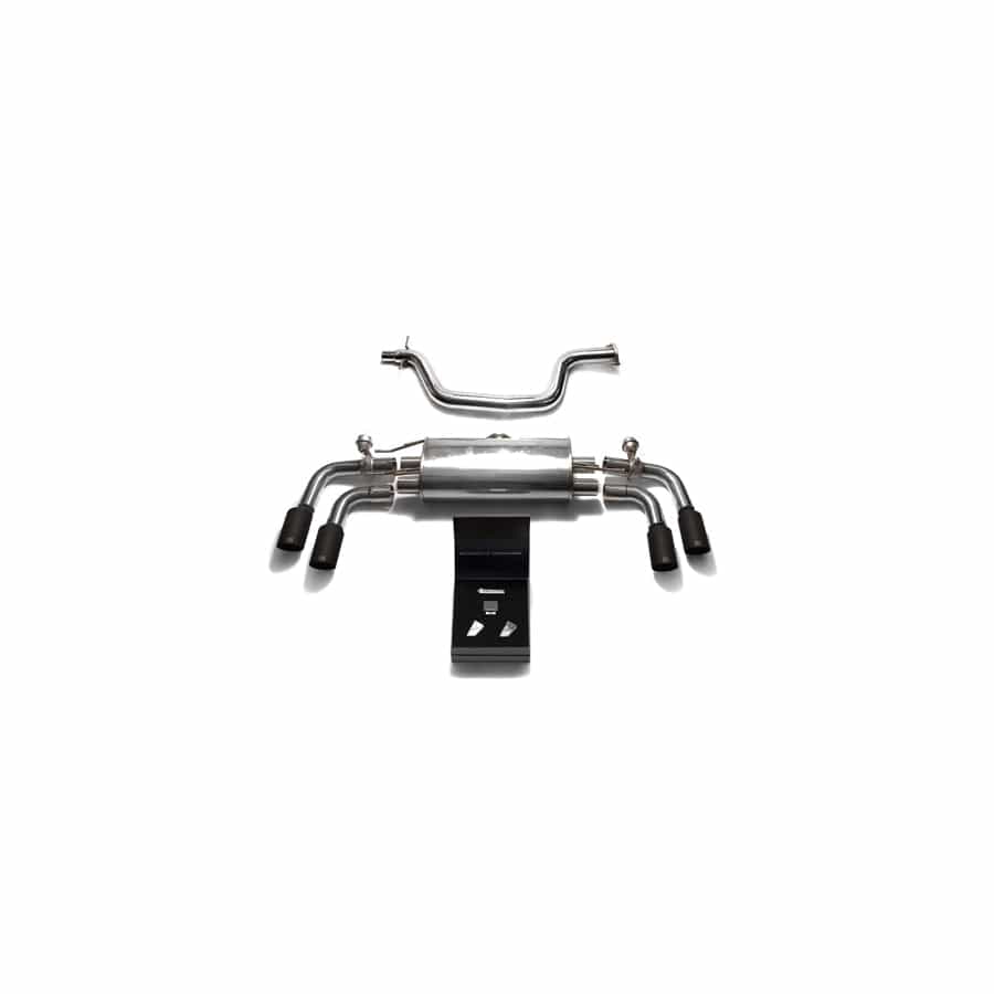 Armytrix AU8JT-QS11M Valvetronic Exhaust System Audi TT MK2 8J 2007-2014 with Quad Matte Black 3.5"