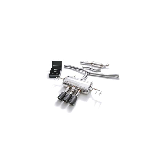 Armytrix HCRF8-3C38 Valvetronic Exhaust System Honda Civic Type-R FK8 2.0L Turbo LHD 2018-2021 with Triple Carbon Fiber 4"