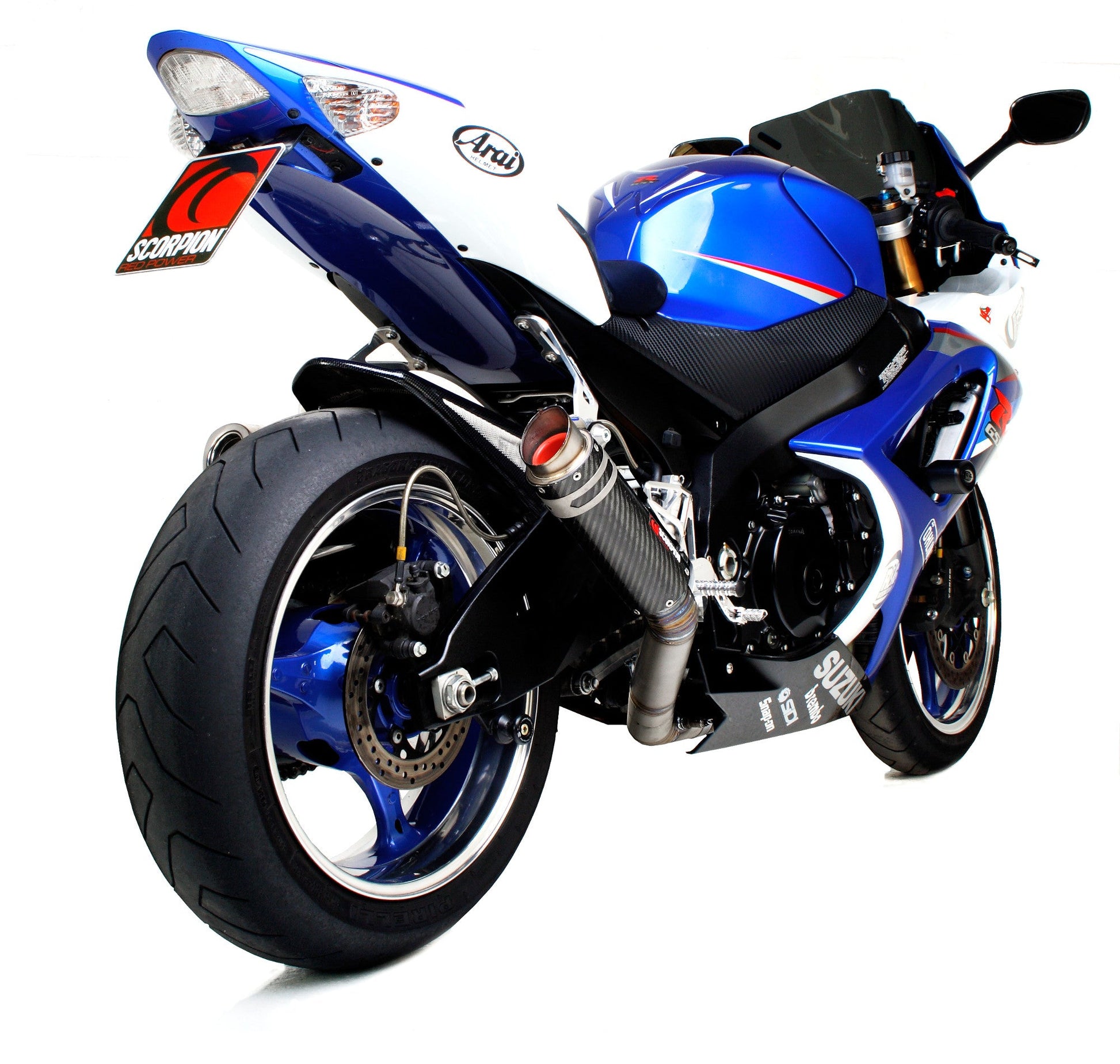 Scorpion SI1003CEM Suzuki GSX-R1000 Rp1-Gp Slip-On - Carbon Fibre Sleeve | ML Performance UK UK