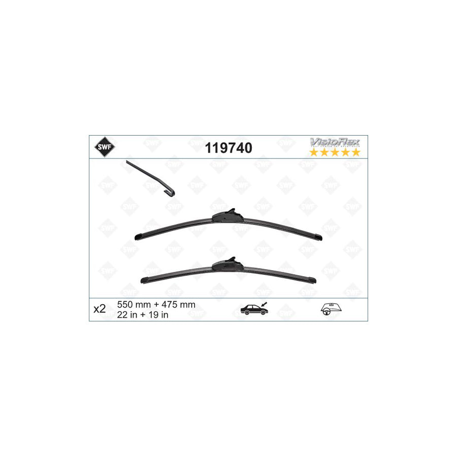 Swf Visioflex 119740 Wiper Blade
