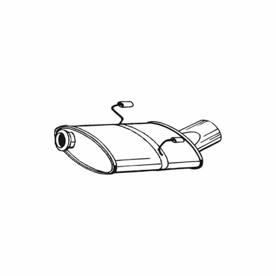 Bosal 190-317 Rear Silencer for Peugeot 406 Coupe