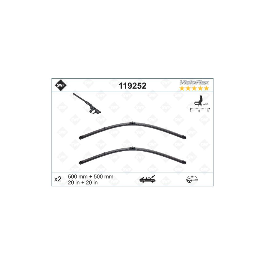 Swf Visioflex 119252 Wiper Blade