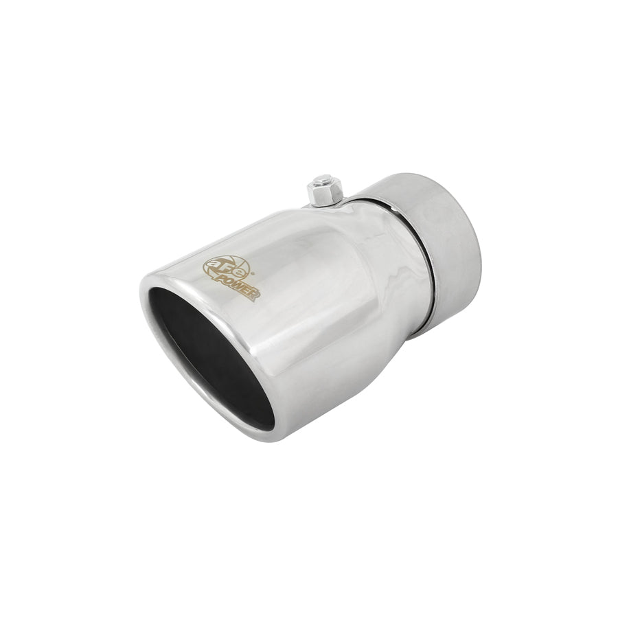 aFe 49T25354-P06 2-1/2 IN Inlet x 3-1/2 IN Outlet x 6 IN L Universal Exhaust Tip